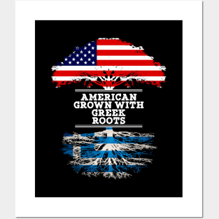 American Grown With Greek Roots - Gift for Greek From Greece Posters and Art